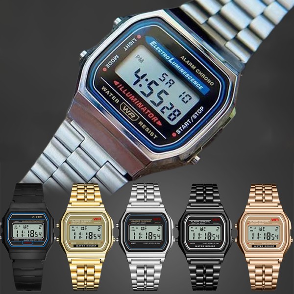 Retro F91W Waterproof Digital Watch