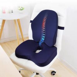 CozyCoccyx Chair Cushion Memory Foam Orthopedic Lumber Pillow