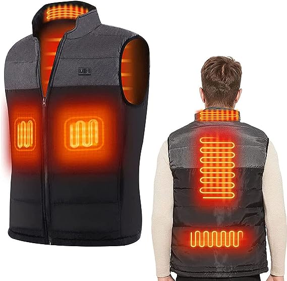 vapesoon Heated Vest Heating Jacket with 3 Adjustable Temperature
