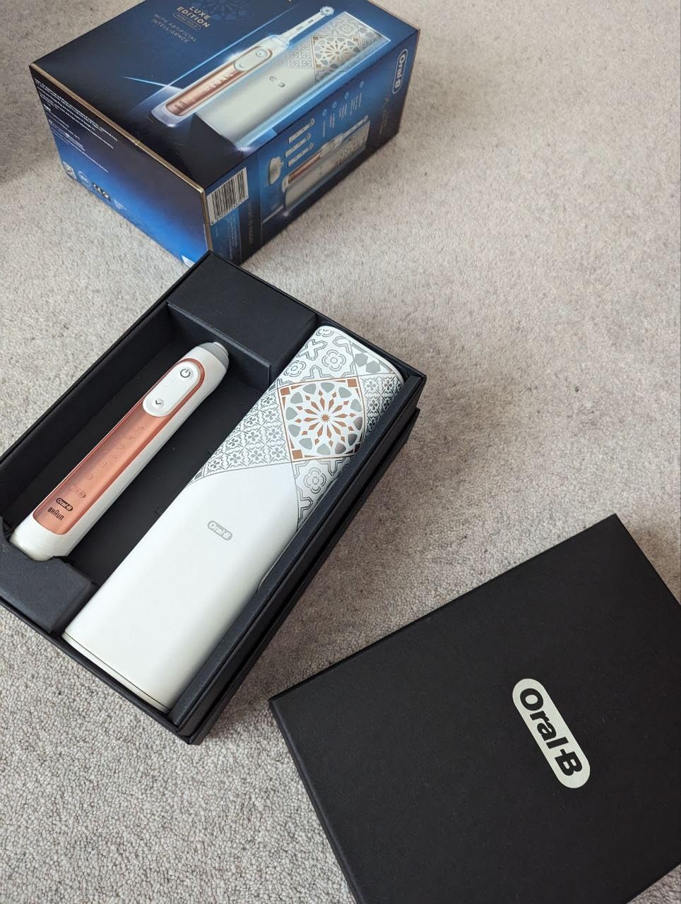 Oral-B Genius X with Artificial Intelligence Rose Gold Electric Toothbrush