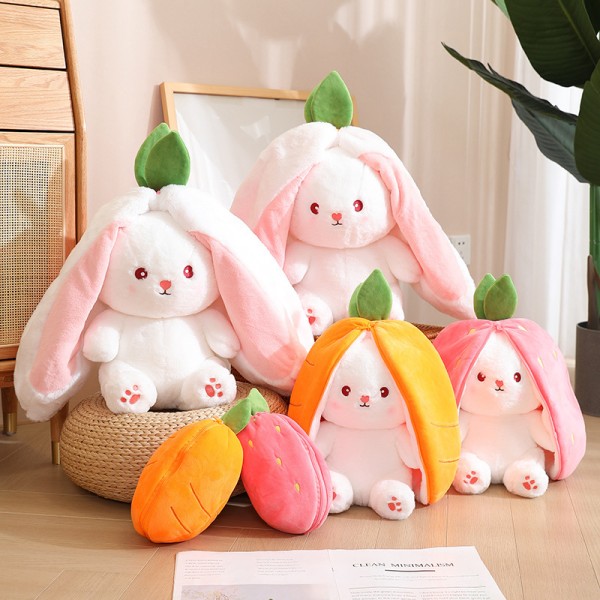 Cute Strawberry Bunny Plush