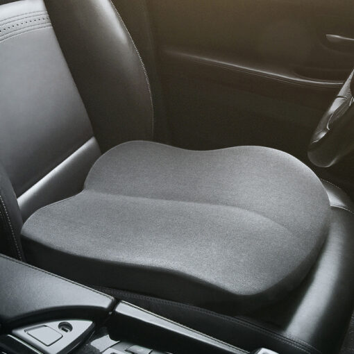 YJWAN Car Wedge Seat Cushion for Car Driver Seat Office Chair Wheelchairs  Memory Foam Seat Cushion