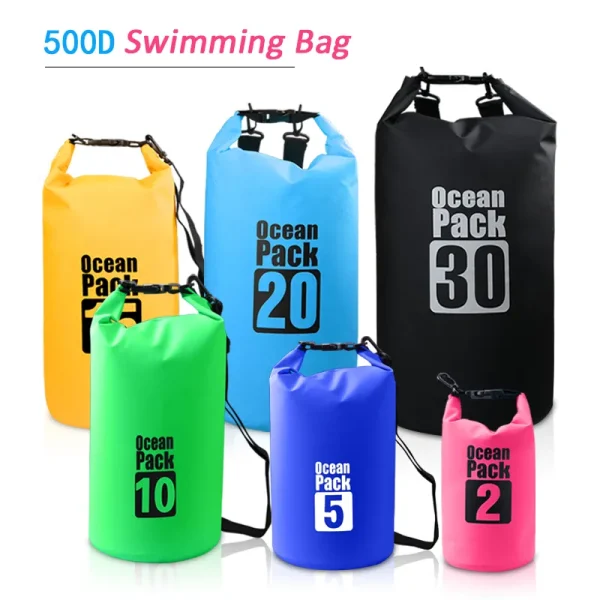 AquaGuard 500D Waterproof Swimming Bag Dry Sack