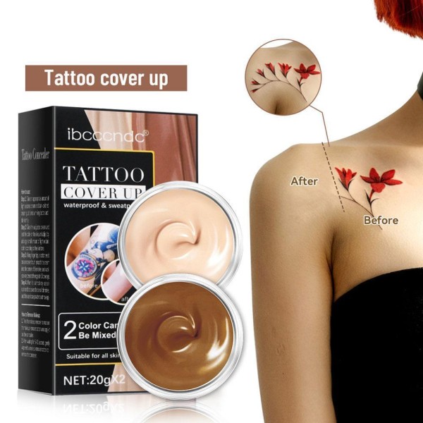 Double Color Tattoo Concealer Waterproof Sweat Proof