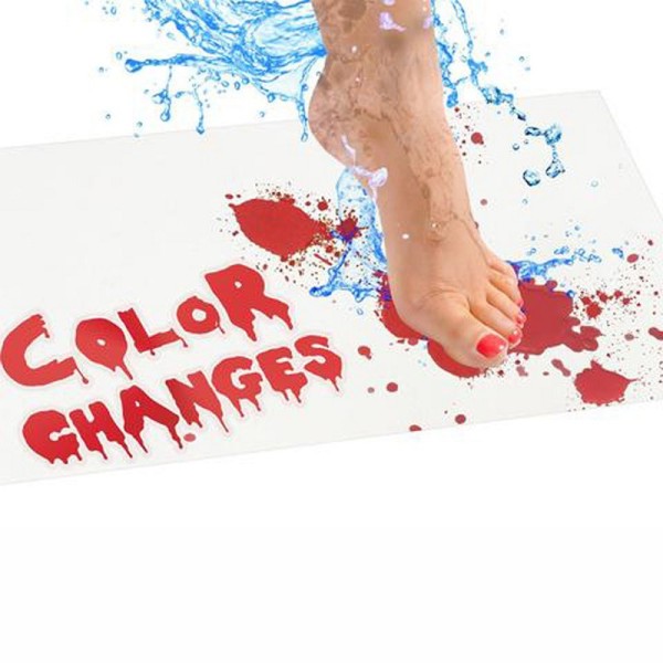 Halloween Bloody Color Changing Bath Mat Non-Slip
