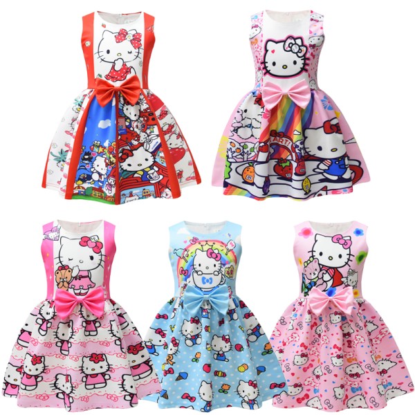 Princess Hello Kitty Dress  for Girls