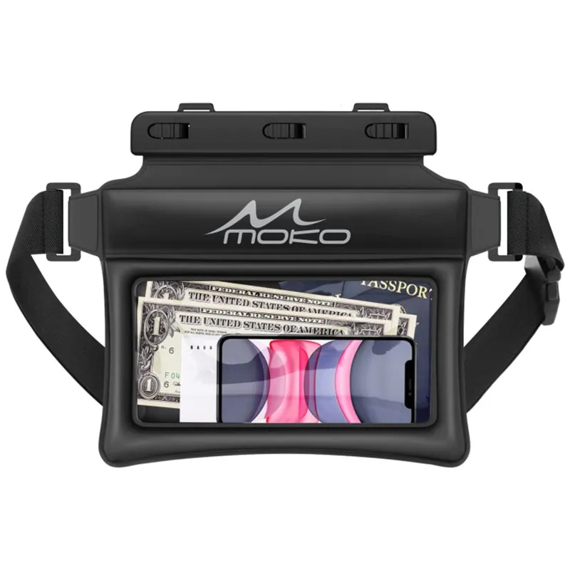 MoKo Waterproof Phone Pouch Fanny Pack Floating Dry Bag Juhi