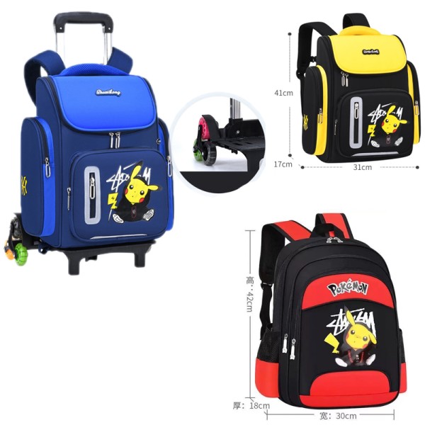 Pokemon Primary Schoolbag Backpack Waterproof Breathable Bag
