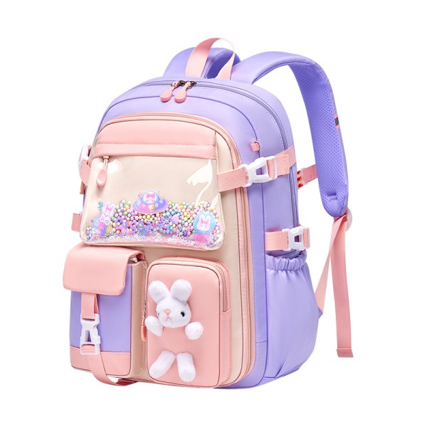 Girls' Schoolbag Lightweight Children's Backpack Waterproof