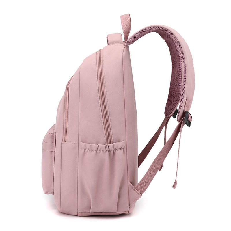 stitch school bags pink