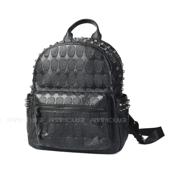 Unisex Black Skeleton Backpack