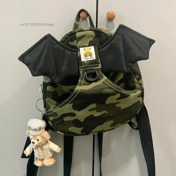 Bat Wing Gothic Spicy Girl Camouflage Backpack