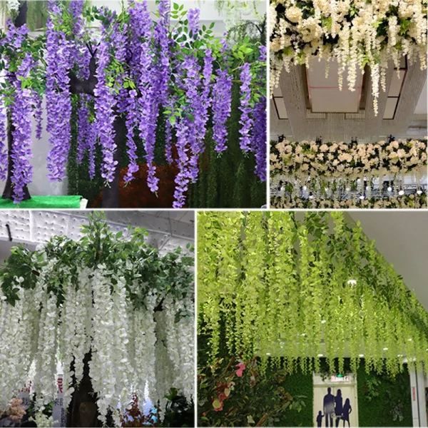 fake vines for bedroom UK free shipping