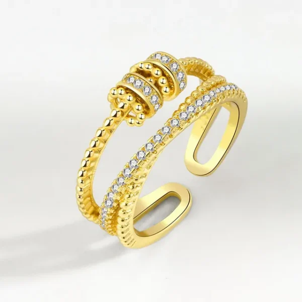 Jansio Threanic Triple-spin Ring, Jansio Ring for Weight Loss, Jansio Ring