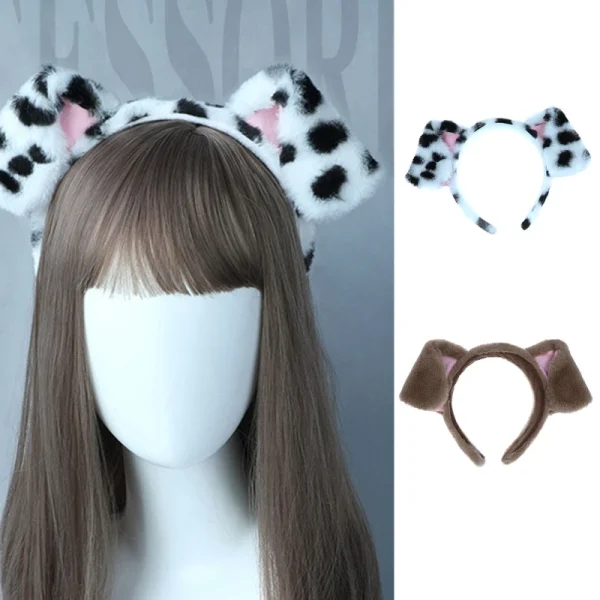 Plush Dog Ear Headband  Partywear UK