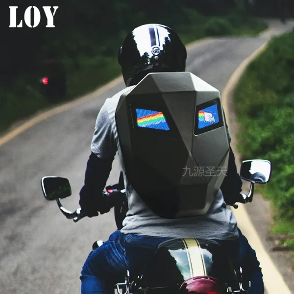 LED Motorcycle  Backpack Display Screen