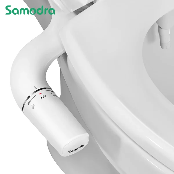 Bidet Attachment Ultra-Slim Toilet Seat Attachment Dual Nozzle