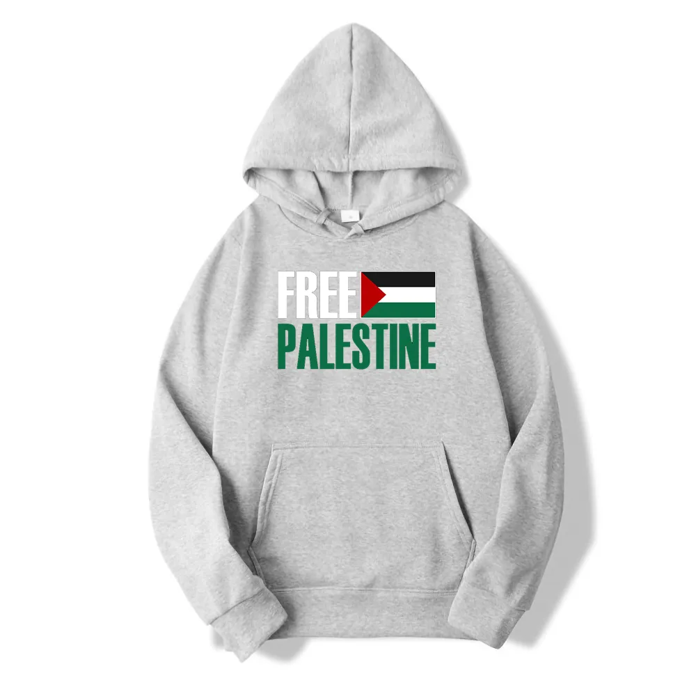 Free Palestine  Hoodies with Flag