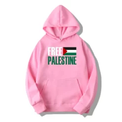 Free Palestine Hoodies with Flag