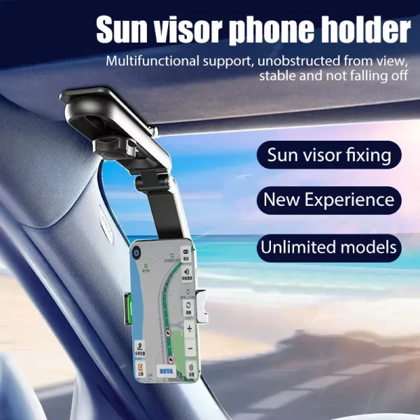 Rearview Mirror GPS Navigation Car Phone Holder