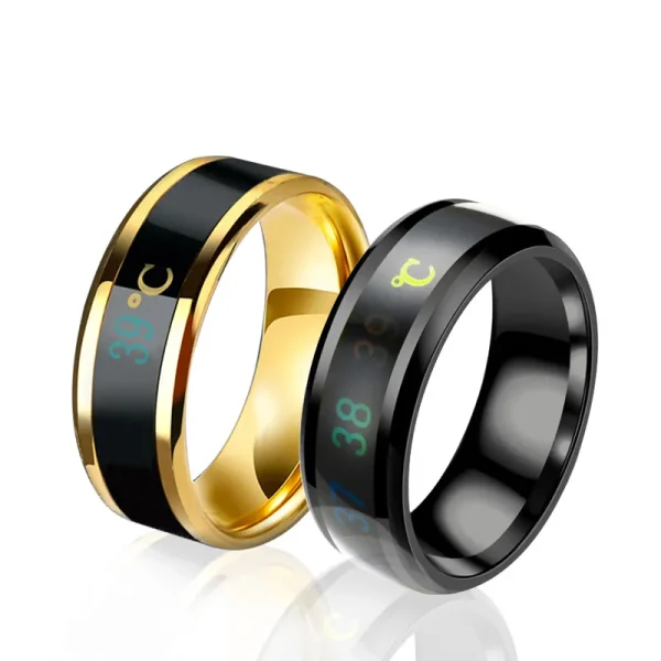 Titanium Steel Mood Temperature Ring