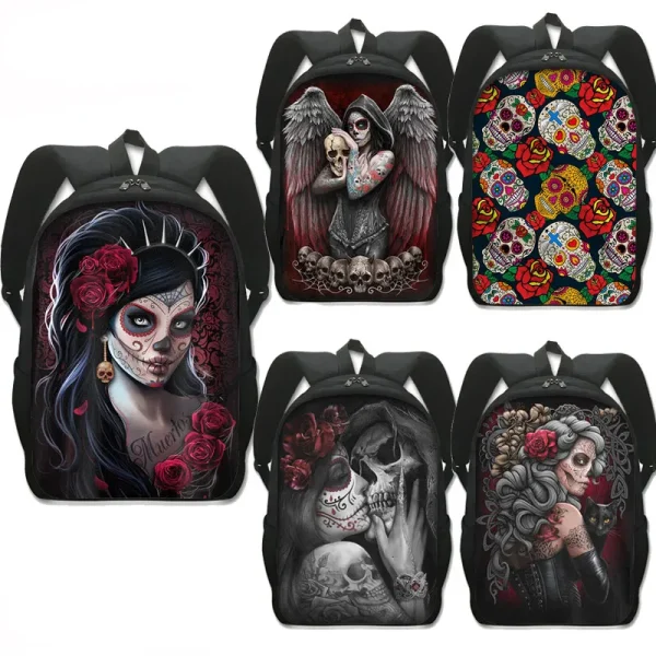 Gothic Angel / Grim Reaper Skull Backpack