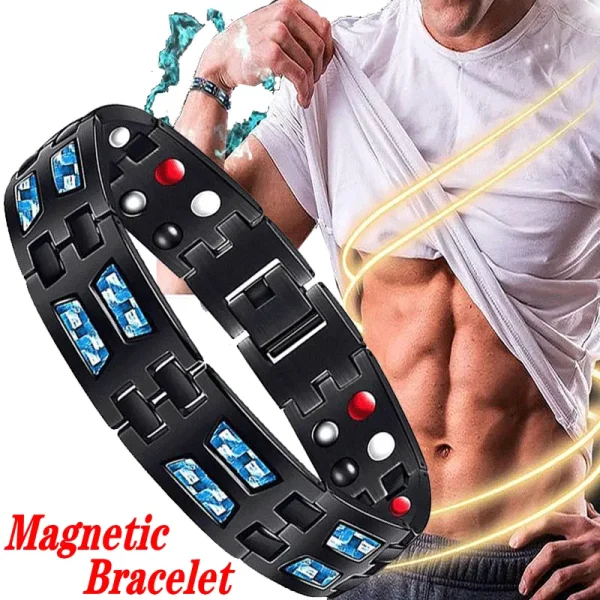 Titanium Carbon Fiber Magnetic Therapy Bracelet