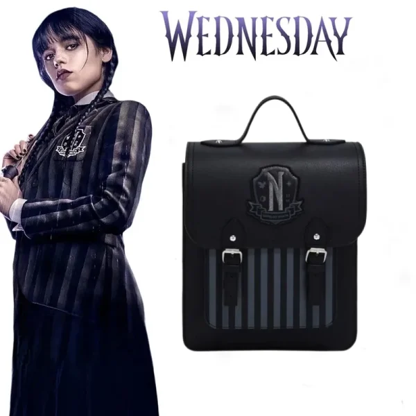 Wednesday Cosplay Backpack Gothic School Bags