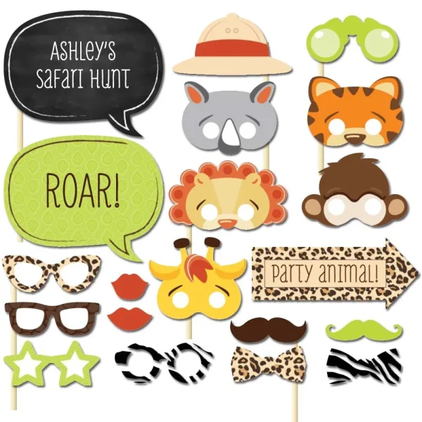Woodland Animals Photo Props Jungle Safari