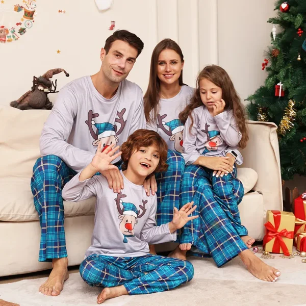 Checs Xmas Pajamas Family Outfits