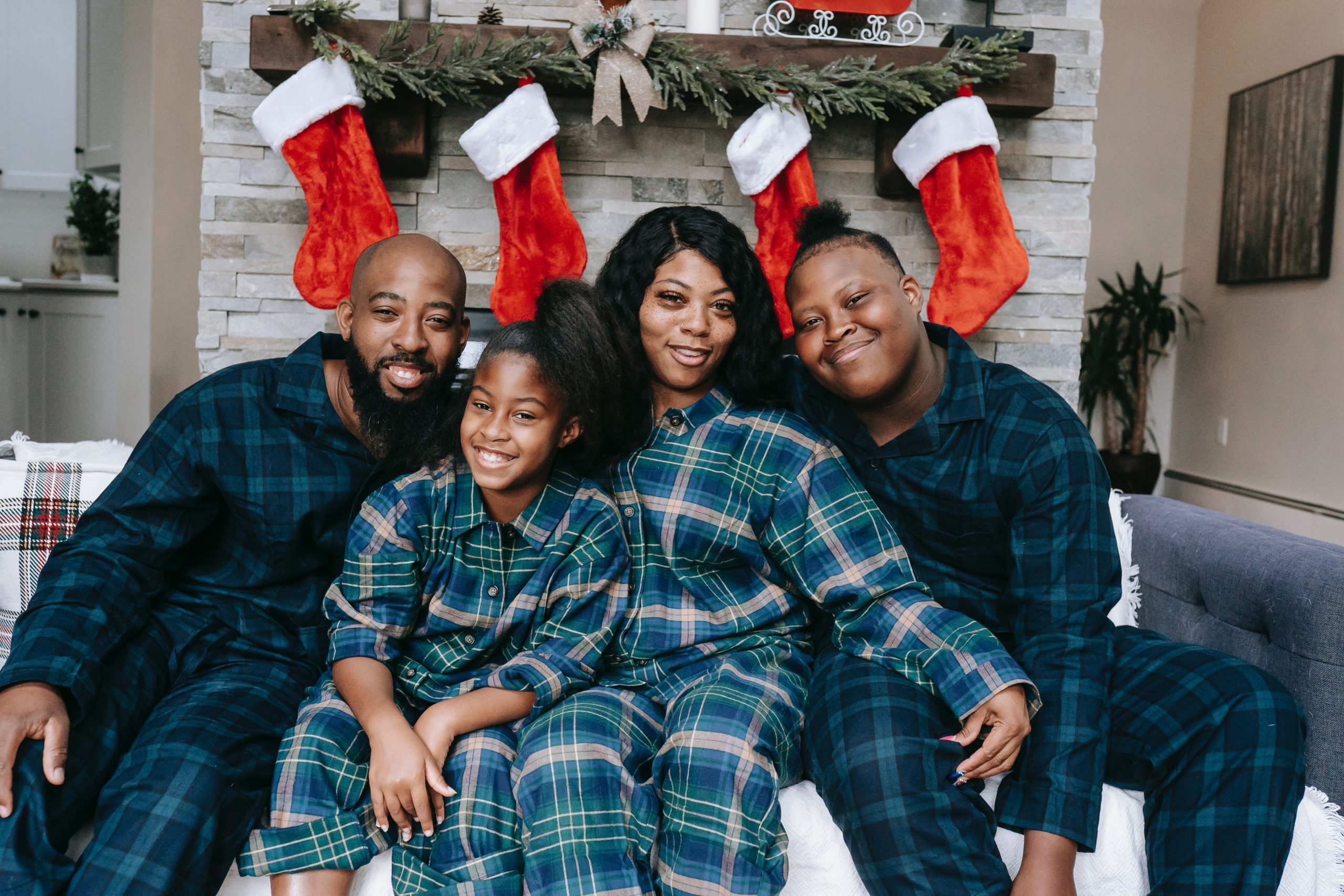 happy family matching pajamas UK