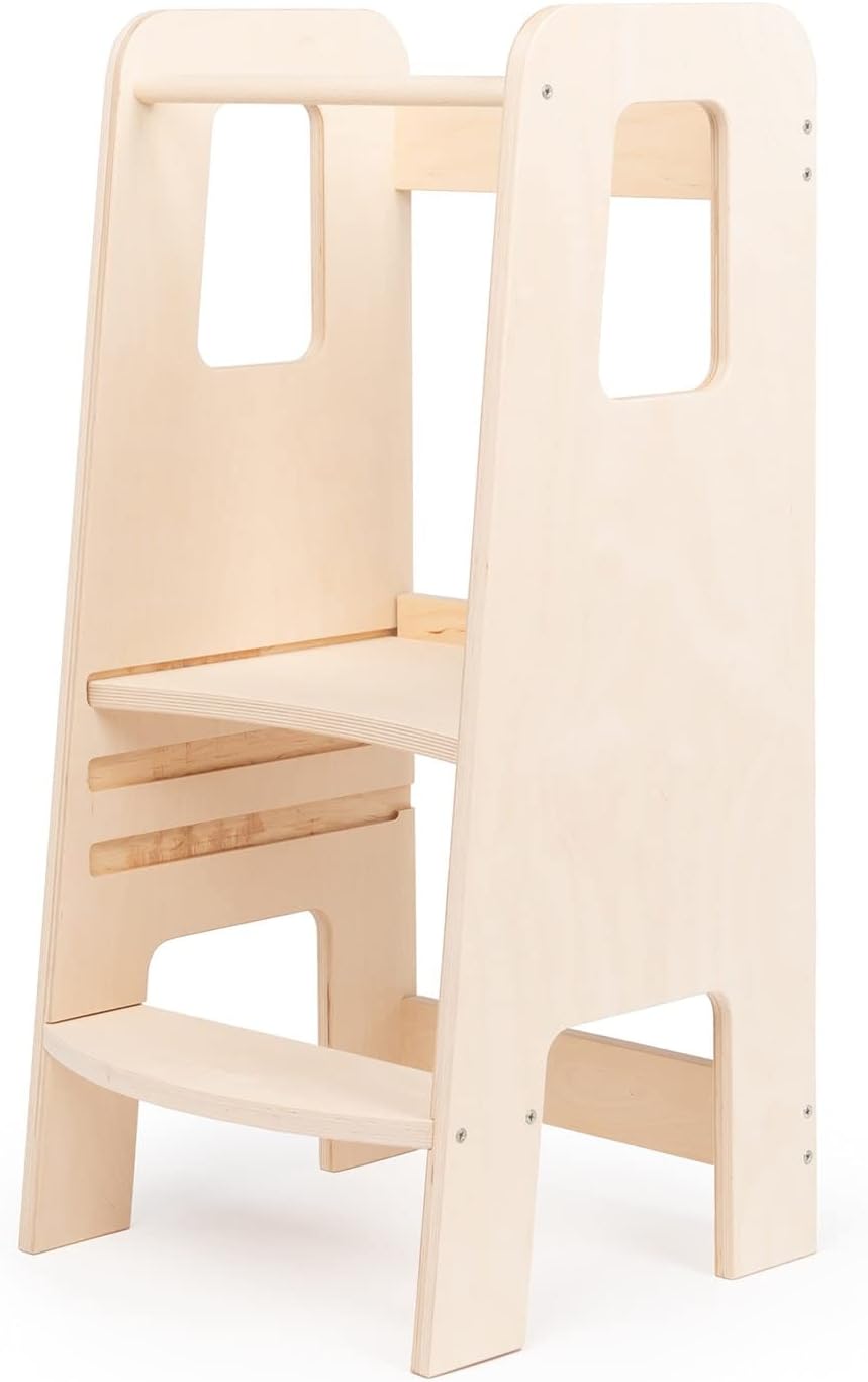 natural wood Learning Tower | Made in Italy