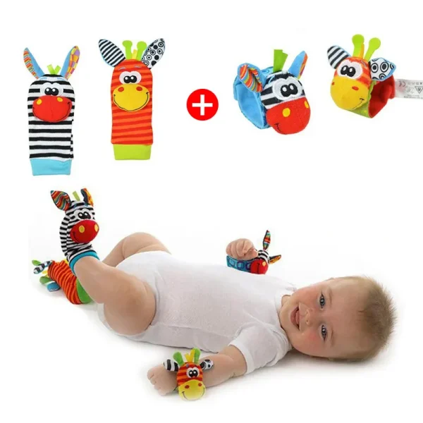 Baby Rattles Soft Plush Toys (0~24 M)