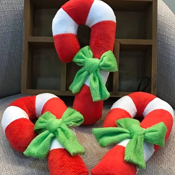 Christmas Candy Cane Pillow Plush