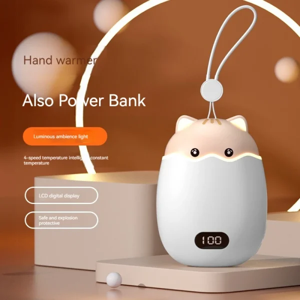 Cute Silicone Cat USB Hand Warmer