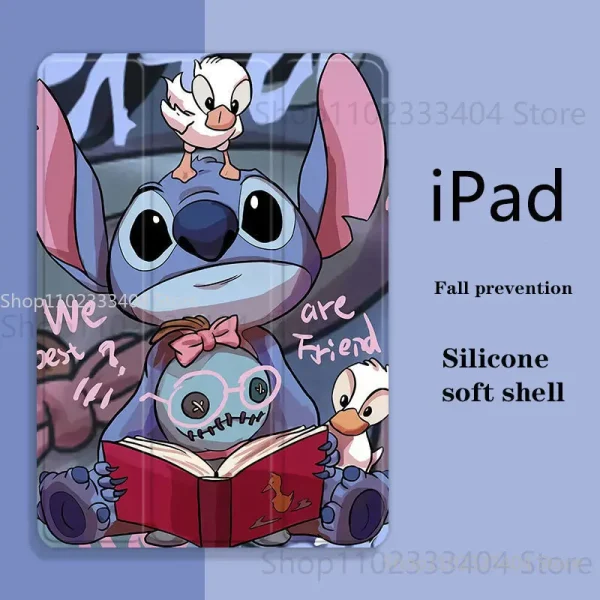 Stitch Book Style Tablet Case for iPads