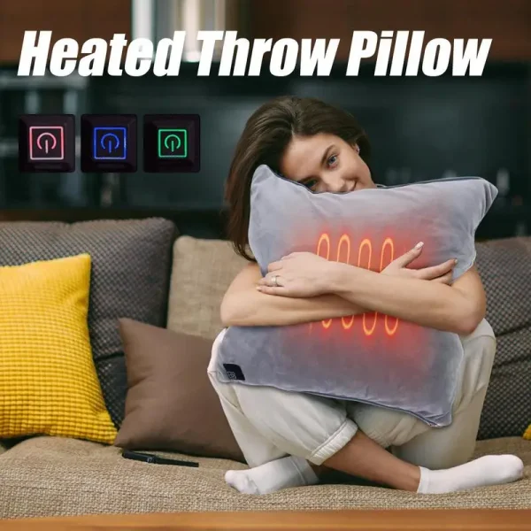 Heated Pillow UK 3 Heat Setting Electric Heated Pillow For Body