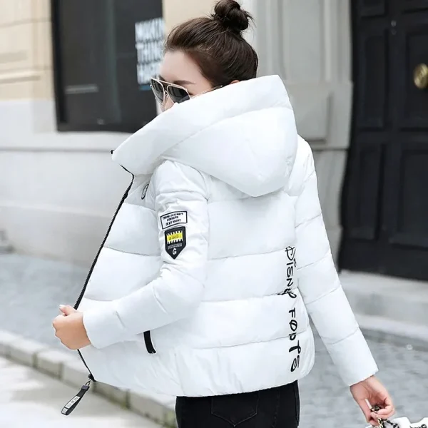 NordicNova Puff Hooded Thick Warm Short Jacket