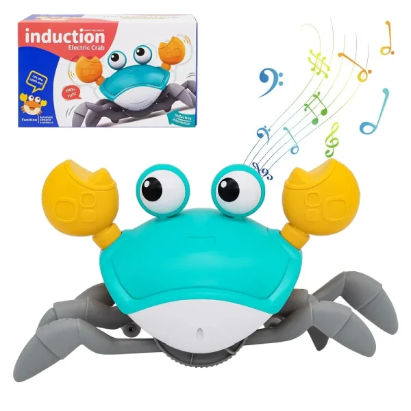 Interactive Musical Crab Toy for Babies
