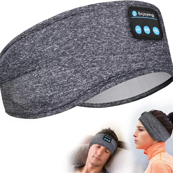 Wireless Sports Headband with Speakers for Workout