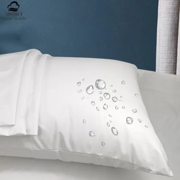 Waterproof Pillow Protector with Zipper