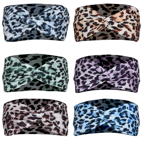 Leopard Print Sports Headband