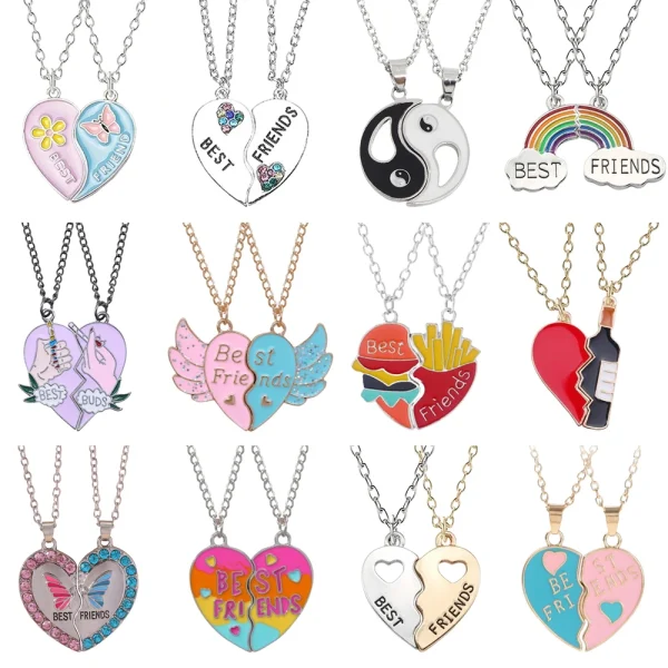 Variety Couple Pendant Necklace