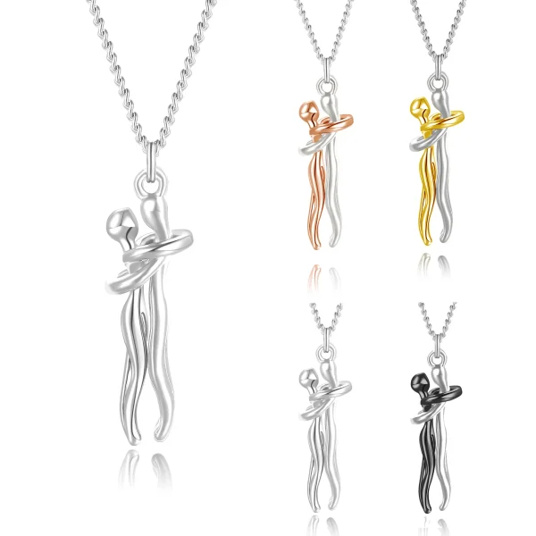 Premium Hugging Humans Necklace