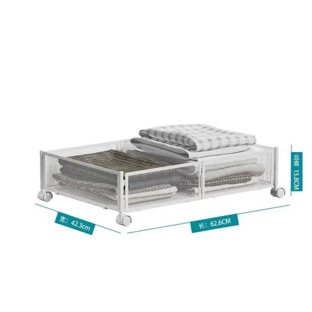 Foldable Bed Bottom Storage Rack with Wheels - Juhi