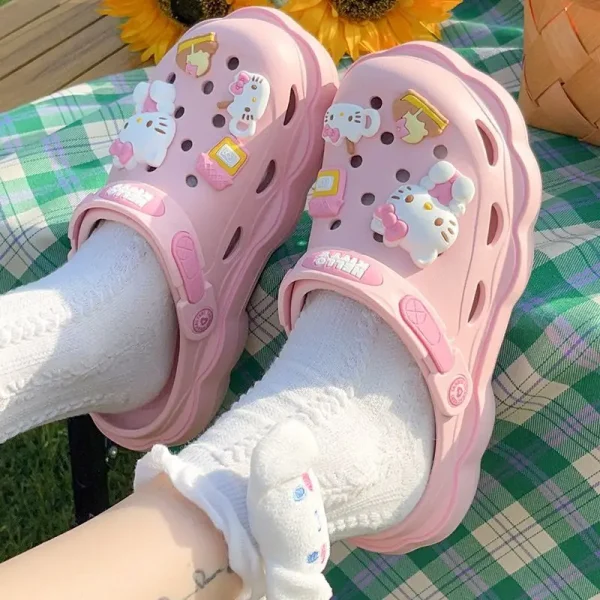 Hello Kitty Kawaii Crocs Shoes