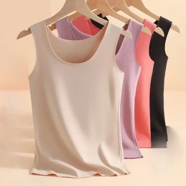 Thermal Crew Neck Tank Tops