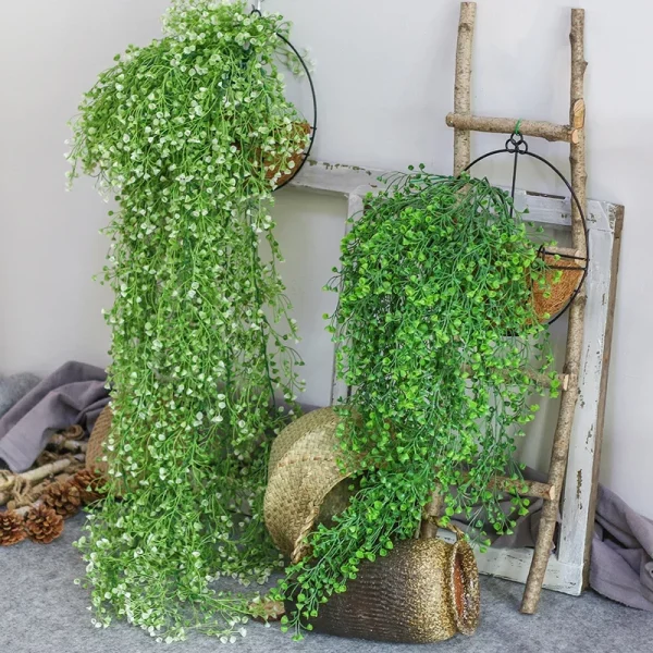 Artificial Hanging Plants Leaves Vines