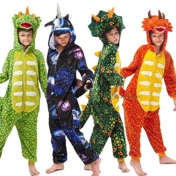 Kids Dinosaur Onesie Costume