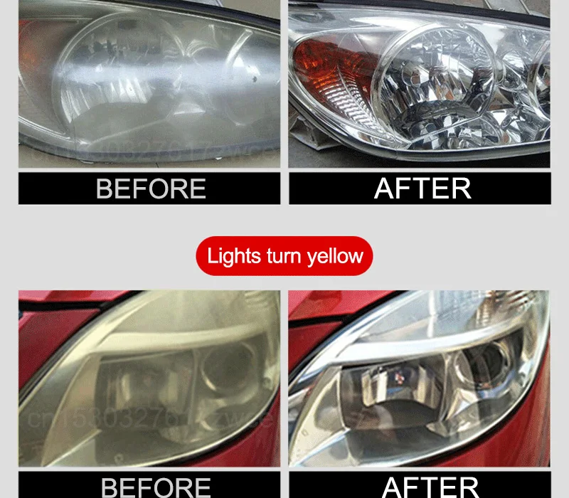 Car Headlight Cleaner Restoration Liquid